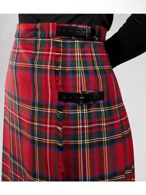 Vintage Strathmore Tartan Wool Kilt Skirt